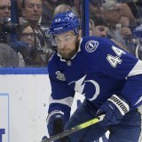 Double vainqueur de la Coupe Stanley avec Tampa Bay, Jan Rutta débarque au GSHC KEYSTONE/FR121174 AP/PHELAN M. EBENHACK
